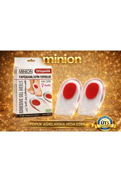 AkanHediyelik Topuk Dikeni Için Dikenine Silikon Tabanlık Yastık Ayakkabı Ter...