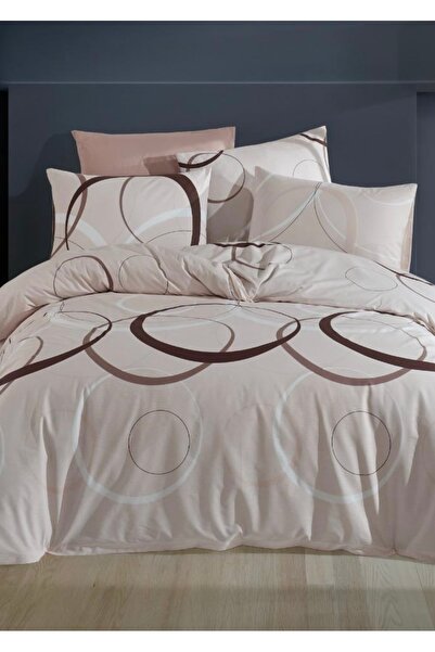 NazeninHome Σετ Παπλωματοθήκη Ranforce 100% Βαμβακερό με Ελαστικά Σεντόνια Δι...