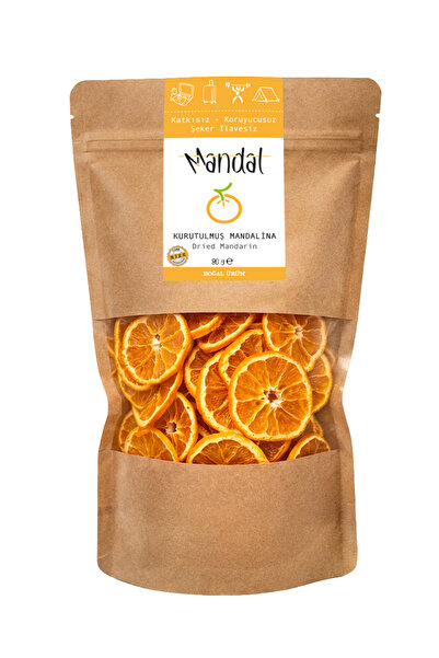 Mandal 80 جرام من شرائح اليوسفي والفواكه المجففة