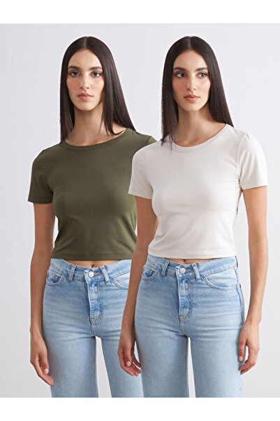 LC Waikiki I Zero Roba Collar Women's Crop 2-Piece from Freezen Store