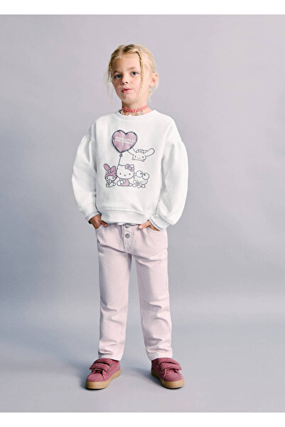 MANGO Baby Düğmeli paperbag jean