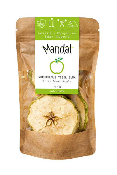 Mandal 25 GRAM Dried Green Apple - Fruit Dried Slices
