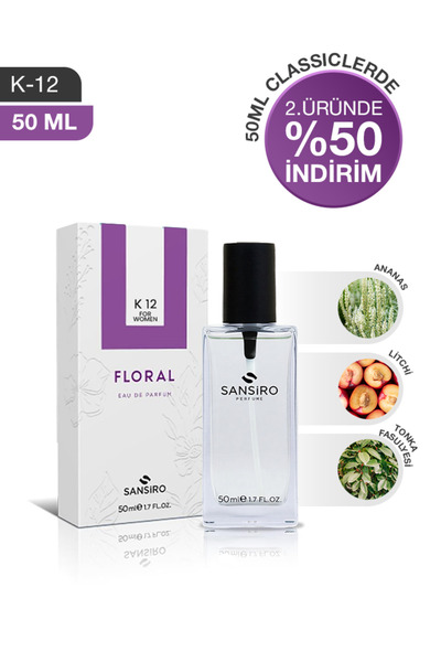 Sansiro K-12 Kadın Parfüm 50ml Edp