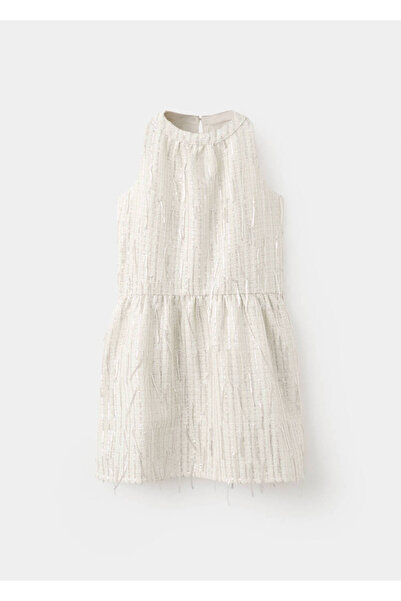 MANGO Kids Pullu elbise