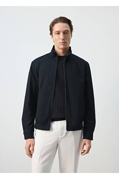 MANGO Man %100 pamuk su itici mont