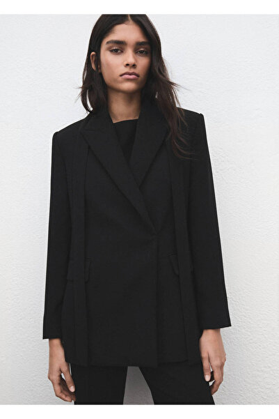 MANGO Woman Fular detaylı blazer ceket
