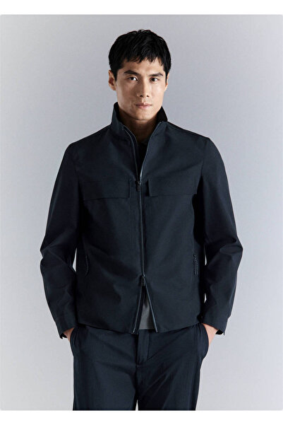 MANGO Man Cepli su geçirmez ceket