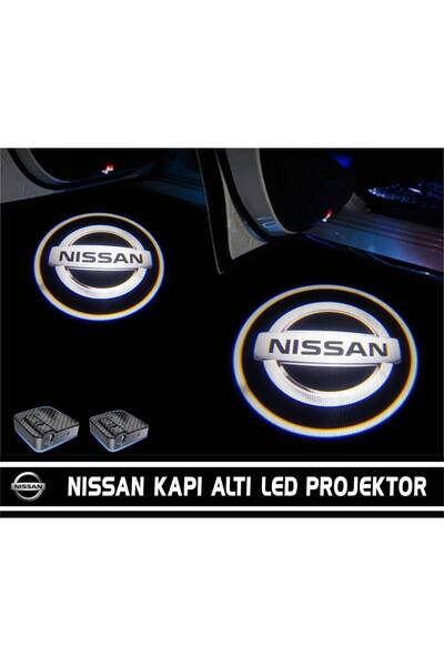Sm Motors Nissan Araçlar Için Pilli Yapıştırmalı Kapı Altı Led Logo