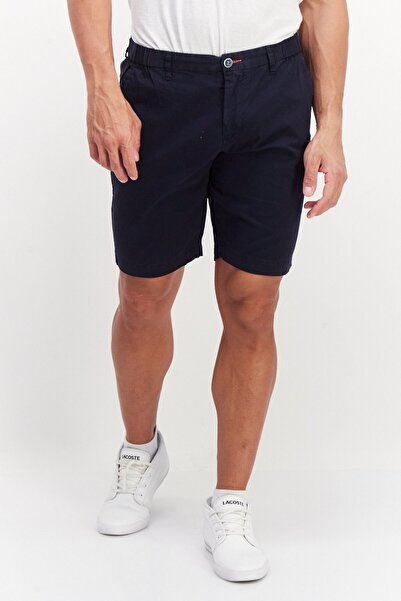 EVERLAST شورت رياضي رجالي سادة، أزرق داكن