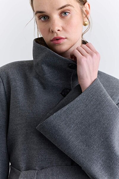 Manuka ΜΕΓΑΛΟ ΜΑΝΙΚΙΟ ΜΠΟΥΦΑΝΤΟ ΜΕ ΖΩΝΗ ΓΚΡΙ