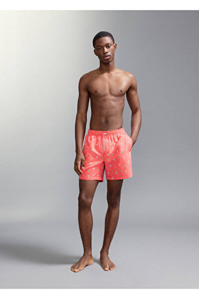Mango Teen Desenli şort mayo