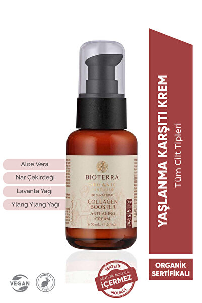 Bioterra Anti Aging Krem 50 ml - Yaşlanma Karşıtı, Nemlendirici Ve