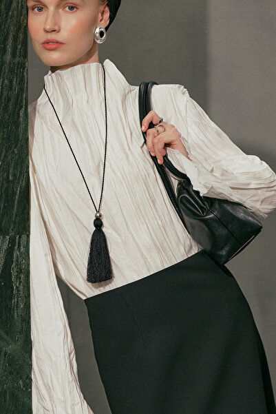 Manuka Μπλούζα από ύφασμα με εφέ τσαλακώματος, εκρού