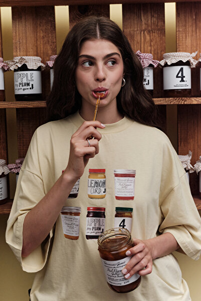 Manuka ΤΥΠΩΜΕΝΟ ΚΟΝΤΟ ΜΑΝΙΚΙΟ T-SHIRT JAM