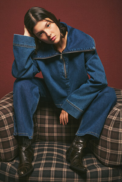 Manuka ΤΕΡΑΣΤΙΑ ΜΠΛΟΥΖΑ ΤΕΝΤΕΛΕΣ ΜΕ ΛΑΜΠΡΟ ΛΑΜΠΡΟΦΟΡΙΑ ΣΚΟΥΡΟ ΜΠΛΕ