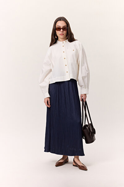 Manuka CRUSH ΣΑΤΕΝ ΦΟΥΣΤΑ ΣΚΟΥΡΟ ΜΠΛΕ