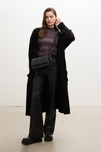 Manuka KAPAKLI OMUZ ÇANTASI SİYAH