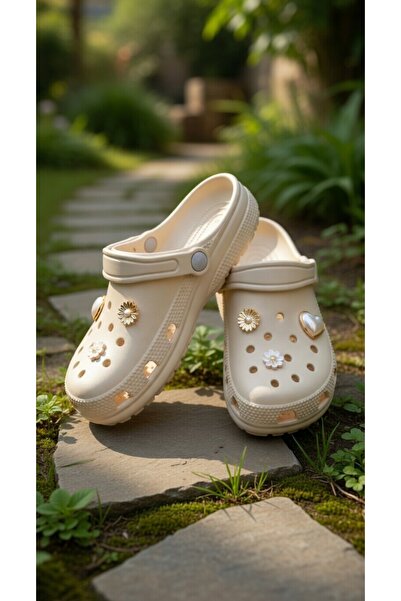 Akınal Bella Γυναικείες παντόφλες Cros Sabo Sea Pool Beach Garden Παντόφλες Κ...