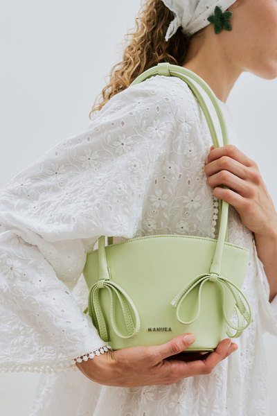 Manuka SANDY ΦΙΟΝΚΟΥ ΜΙΝΙ ΤΣΑΝΤΑ ΠΑΓΟΚΡΕΜΑ