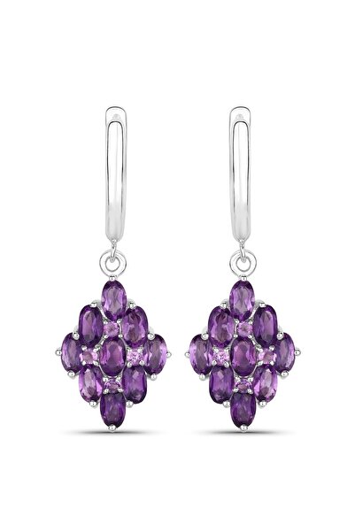 Rafaela Donata Edelsteinohrhänger Ohrhänger Sterling Silber Amethyst