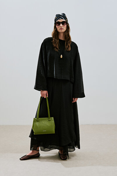 Manuka ΜΑΥΡΗ ΦΟΥΡΝΙΚΗ ΦΟΥΣΤΑ ΜΕ ΠΛΕΚΤΟ ΣΤΡΟΓΓΥΛΟ ΣΤΡΟΓΓΥΛΟ