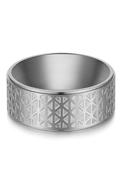 True Rebels Edelstahlring Ring Edelstahl gunmetal