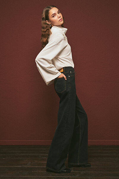 Manuka ΜΑΥΡΟ ΤΖΙΝ ΜΑΚΡΥ ΕΛΑΦΡΟ ΦΟΡΕΜΑΤΙΚΟ ΠΑΝΤΕΛΟΝΙ ΜΕ ΦΟΡΕΜΑΤΙΚΟ ΠΛΑΤΟ ΠΟΔΙΑ