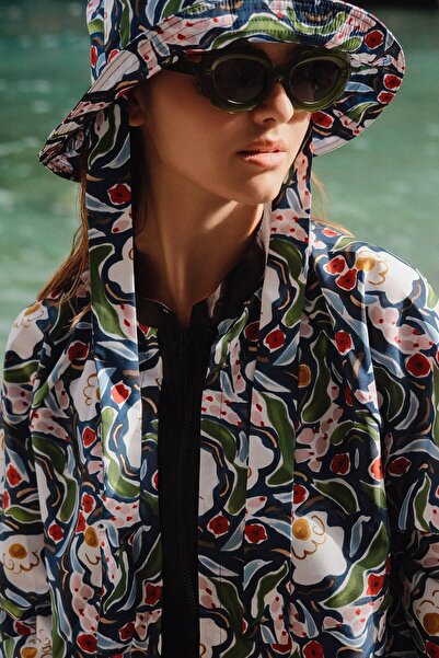 Manuka Πολύχρωμο δεμένο καπέλο κουβά