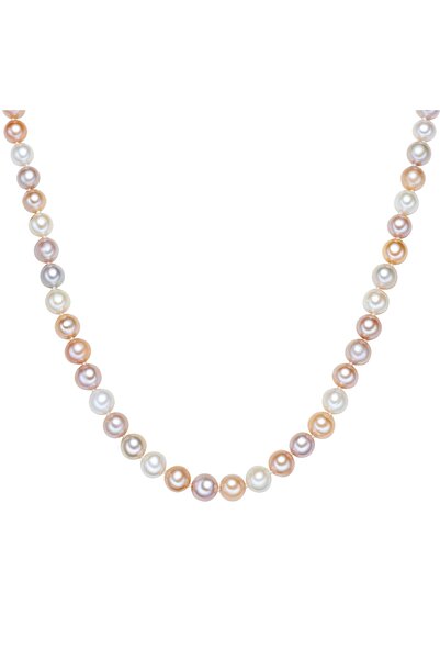 Valero Pearls Perlenhalskette Kette Sterling Silber Süßwasser-Zuchtperle mult...