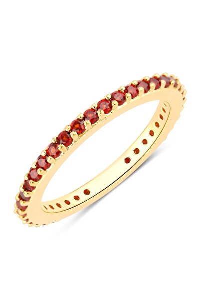Rafaela Donata Edelsteinring Ring Sterling Silber gelbgold Granat