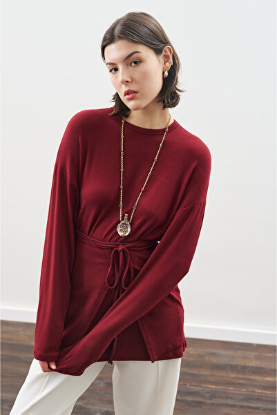 Manuka ΜΠΛΟΥΖΑ ΜΕ ΣΧΕΔΙΟ ΜΕ ΚΟΡΔΟΝΙΑ ΣΤΗΝ ΜΕΡΗΣ ΜΠΟΡΝΤΟ