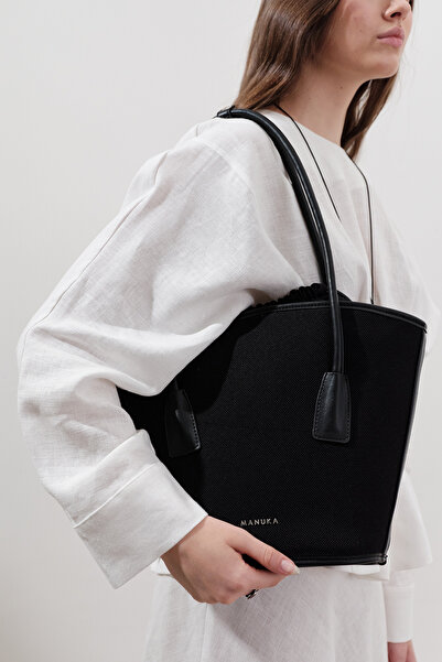 Manuka ΤΣΑΝΤΑ ΚΑΜΒΑΣ ΜΑΥΡΗ