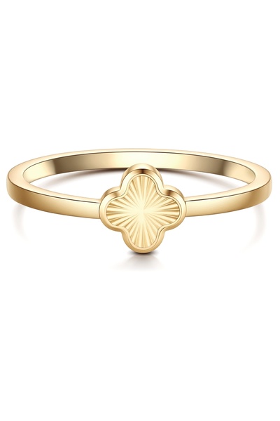 Glanzstücke München Edelstahlring Ring Edelstahl gelbgold