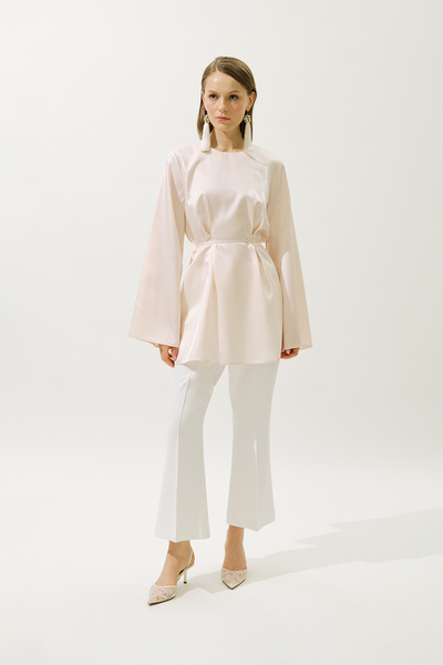 Manuka Hana Organza Bluz İnci̇