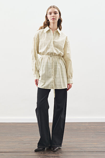 Manuka ΤΟΥΝΙΚΑ ΠΟΠΛΙΝΑ ΜΕ ΣΧΕΔΙΟ ΚΙΤΡΙΝΟ