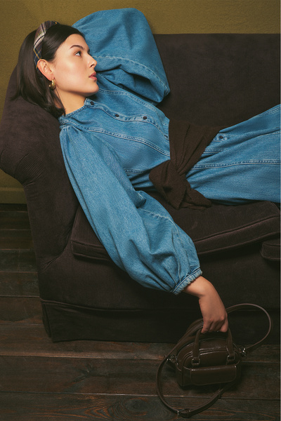 Manuka ΦΟΡΕΜΑ ΤΕΝΤΕΛΕΣ ΜΑΡΑΚΙΑΜΕΝΟ ΜΠΛΕ