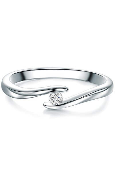 Trilani Silberring Ring Sterling Silber Zirkonia weiß
