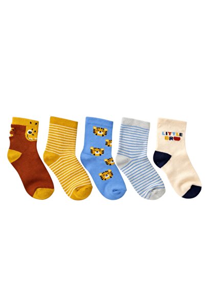 JUST SOCKS 5 Lİ BEBEK PAMUK ÇORAP
