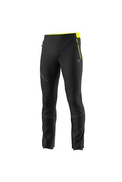 DYNAFIT Pantaloni softshell pentru bărbați Speed ​​Dynastretch - Negru/Galben...