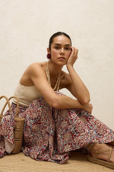 Manuka Φούστα με σχέδιο Marakesh Viscose