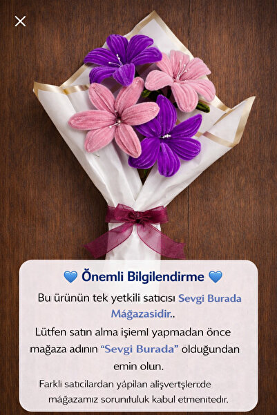 Sevgi burada Renk Seçenekli Lilyum Buket ( 4 Tane )