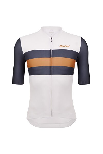 Santini Tricou ciclism barbati Sleek Bengal SS 2024-Alb/Gri-M