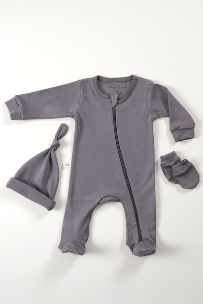 Ben Lomond Yenidoğan Organik Mini Bebek Seti 0-3 Aylık - 3 Parça | Yenidoğan Bebek Hediye Seti