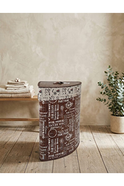 TrentonGCC Folding Bamboo Laundry Hamper Basket Storage Bin Dirty Clothes Was...