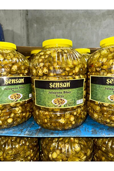 şensan Jalapeno Biber Turşu 10 Lt Pet (SÜZME 5 KG)