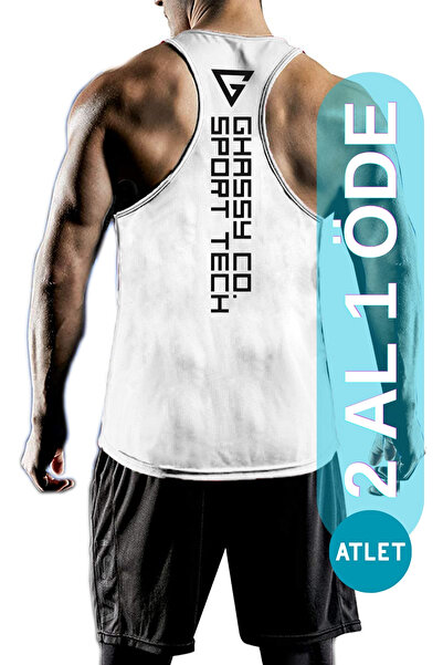 GHASSY CO. Men's Dry Fit Y-back Gym Fitness Athlete Gym-101