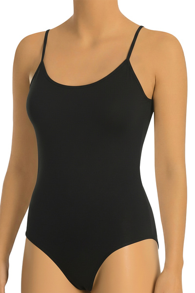 Öts Kadın Siyah Ip Askılı Likralı Kancalı Çıtçıtlı Body Zıbın