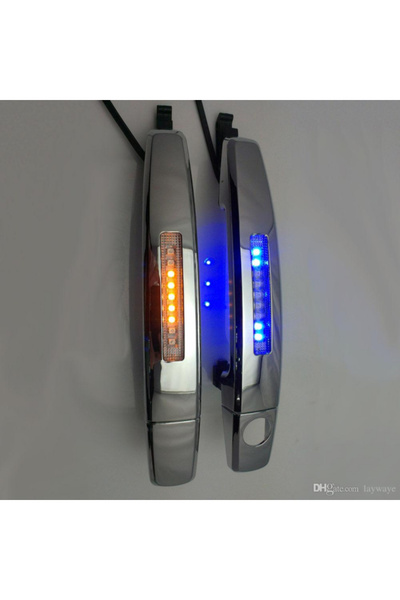 UMT AUTO PARTS Ledli Kapı Kolu Cruze Aveo Sinyalli Park Modlu Drl 8 Prc Set