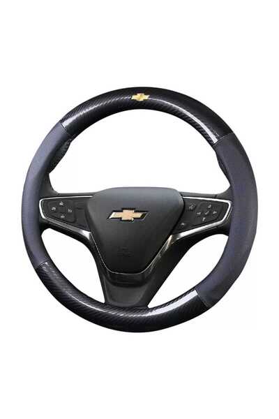 Özel Tasarım İthal M Direksiyon Kılıfı Chevrolet Siyah