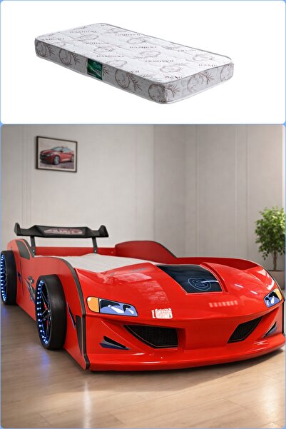 Setay Arabalı Yatak, Spedy Arabalı Karyola 100x190 cm - 1 Adet 100x190 Comfor...